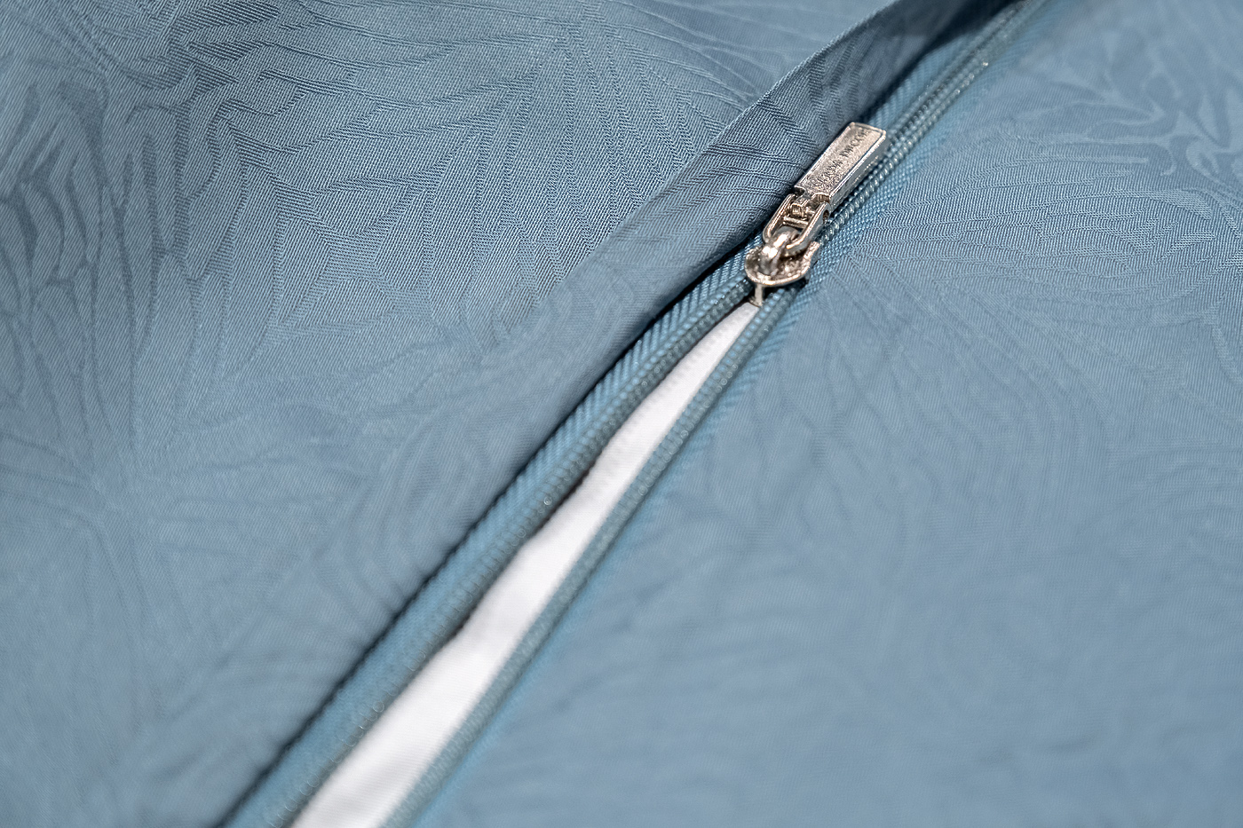 Комплект постельного белья «Муар» евро 200х220см бамбук сине-зеленый 9