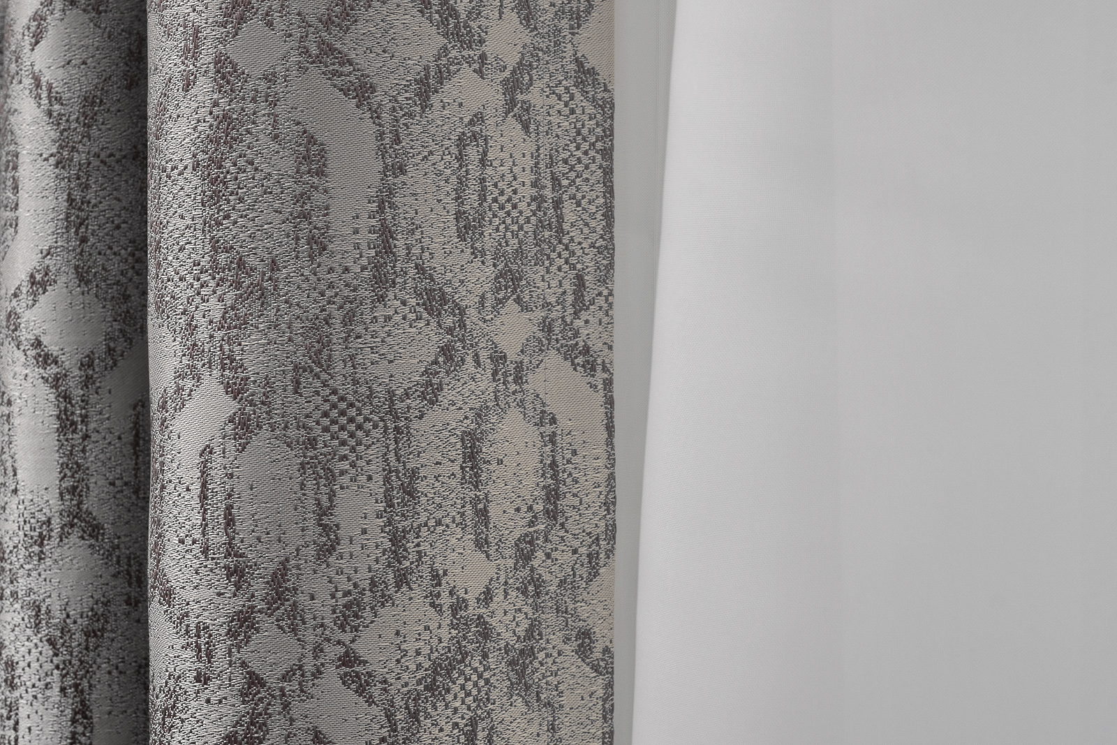 Портьера HOUSTON110 275х260см серая 3