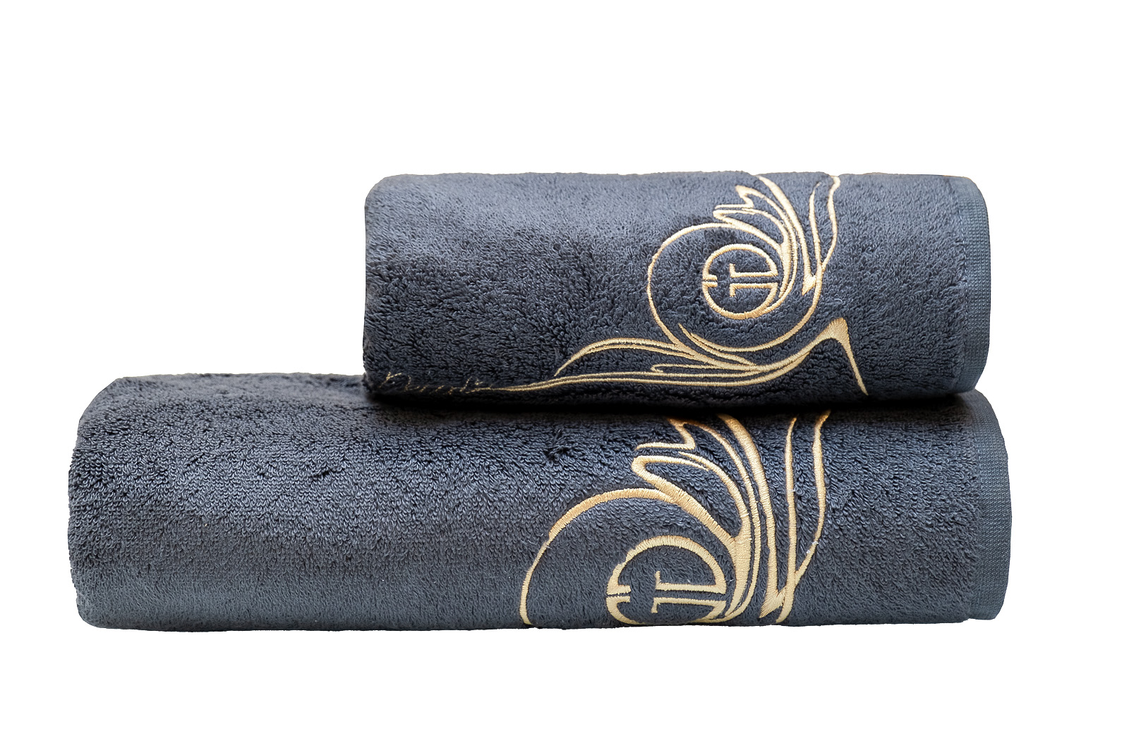 Полотенце «Лирика» 70*140 графит 1