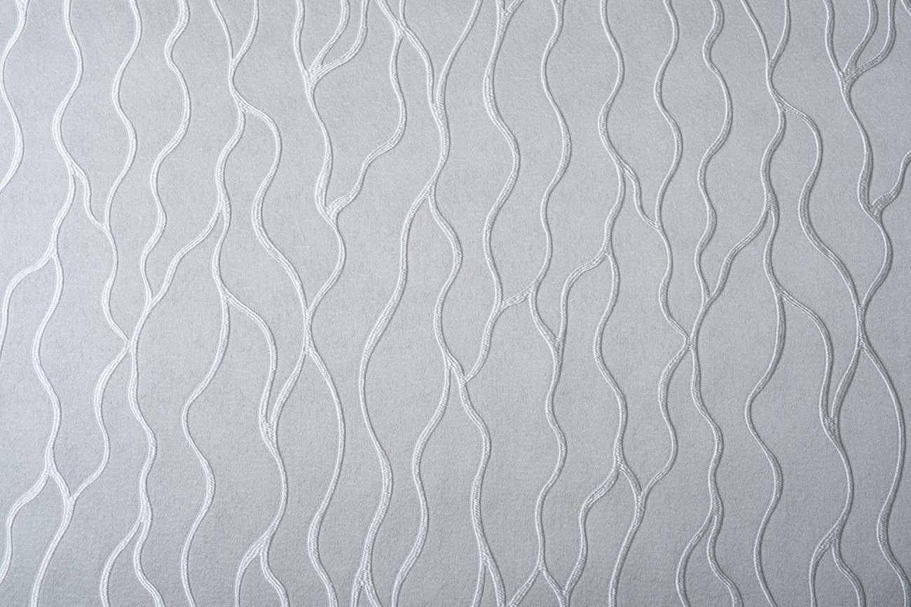 Ткань портьерная Ажур (Mesh) голубая 1