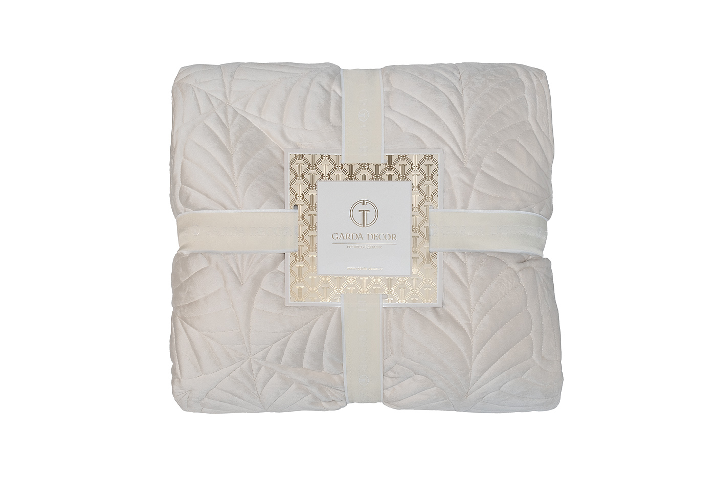 Покрывало «Флора» 240х260см кремовое 8