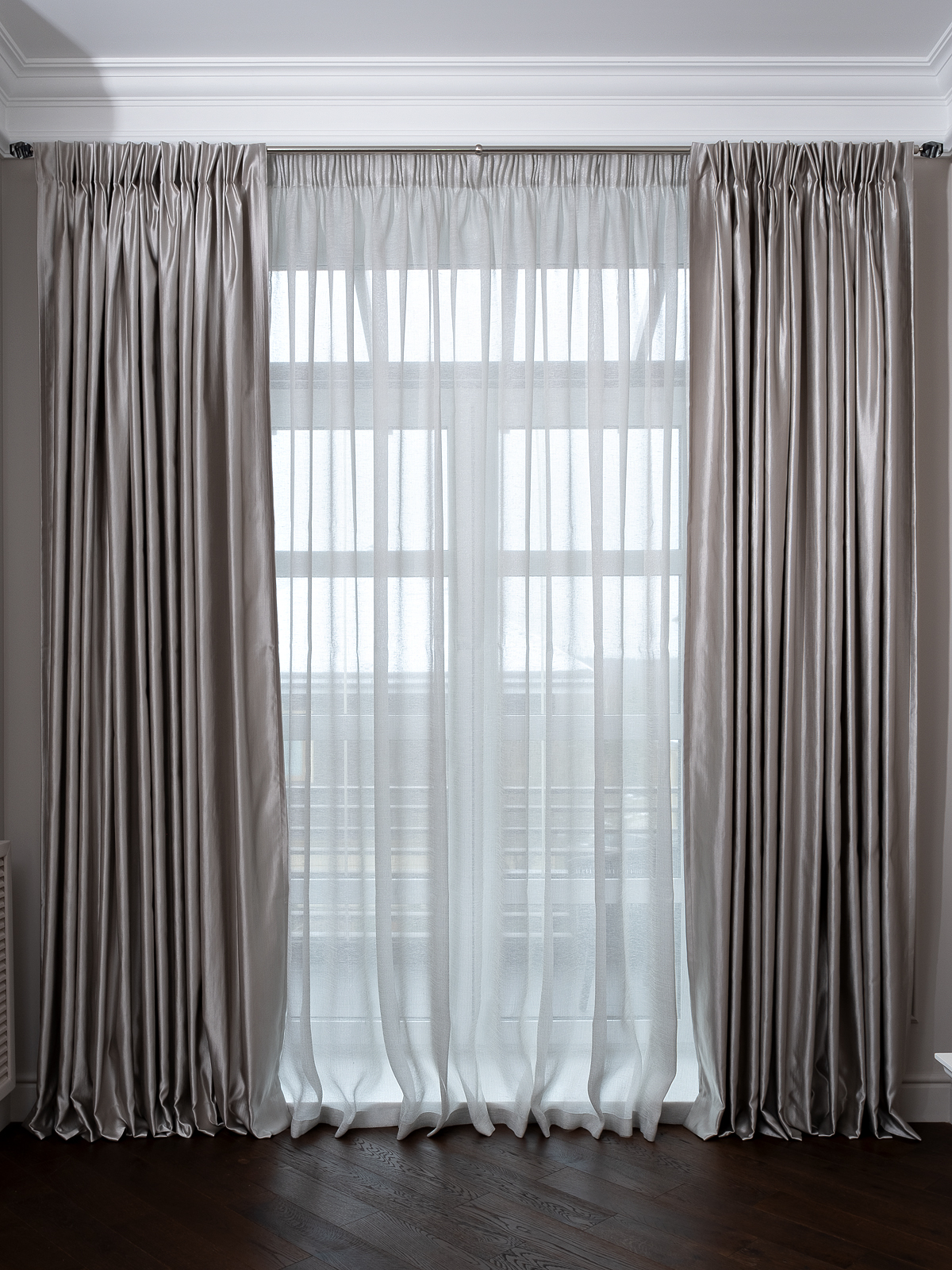 Портьера Euphoria 275х260см серая 1