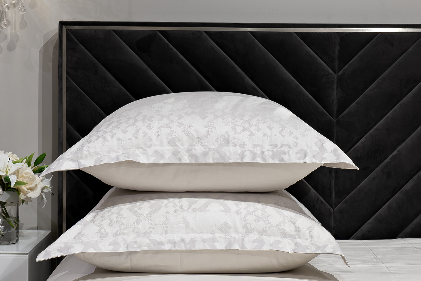 Комплект постельного белья «Маттео» бежевый 145х210см с наволочками 50х70см 3