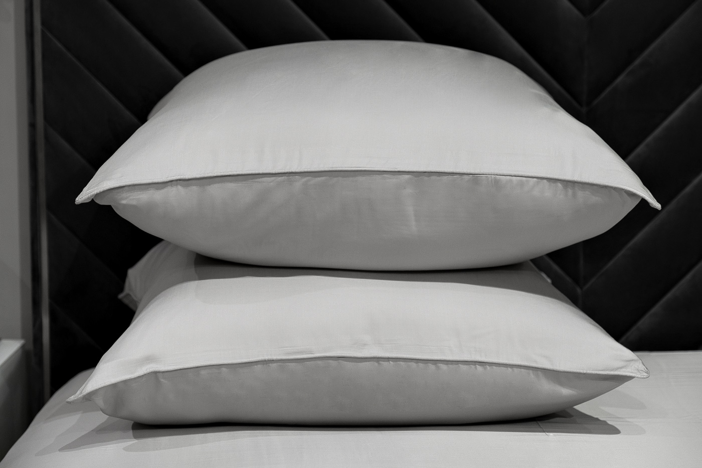 Комплект из 2х наволочек 70х70см бамбук оливковый 1