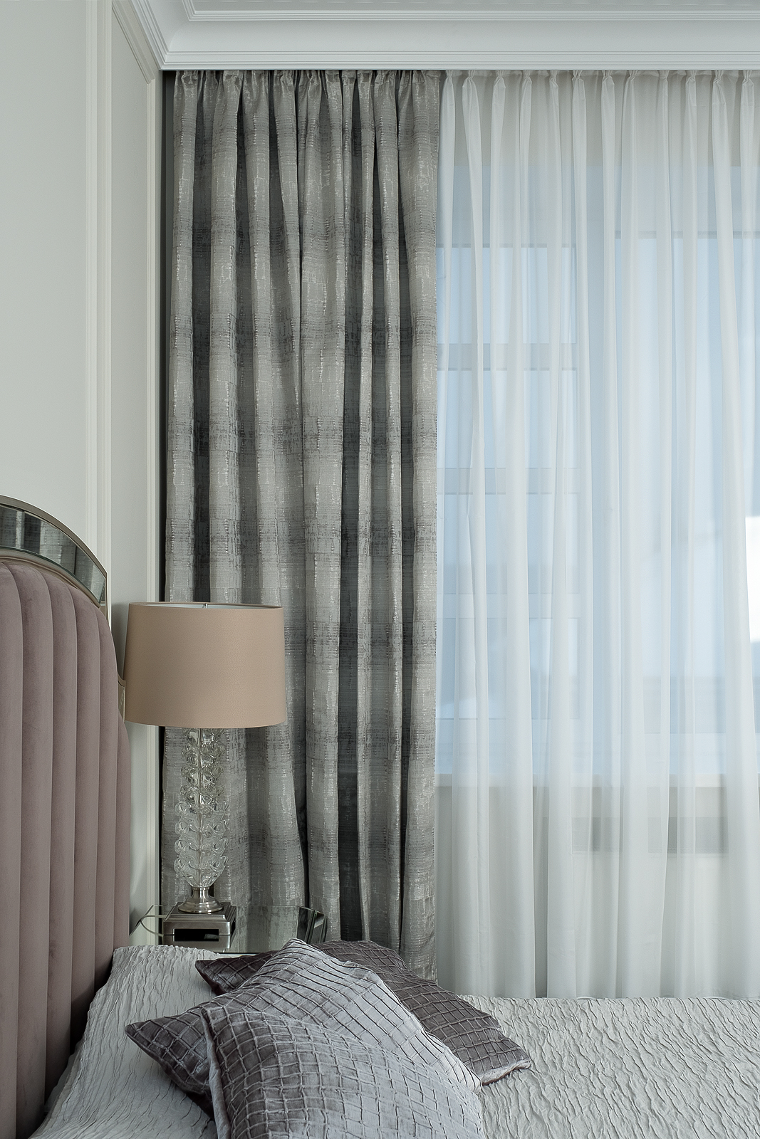 Портьера Люкс (Luxury) 275х260см бирюзовая 1