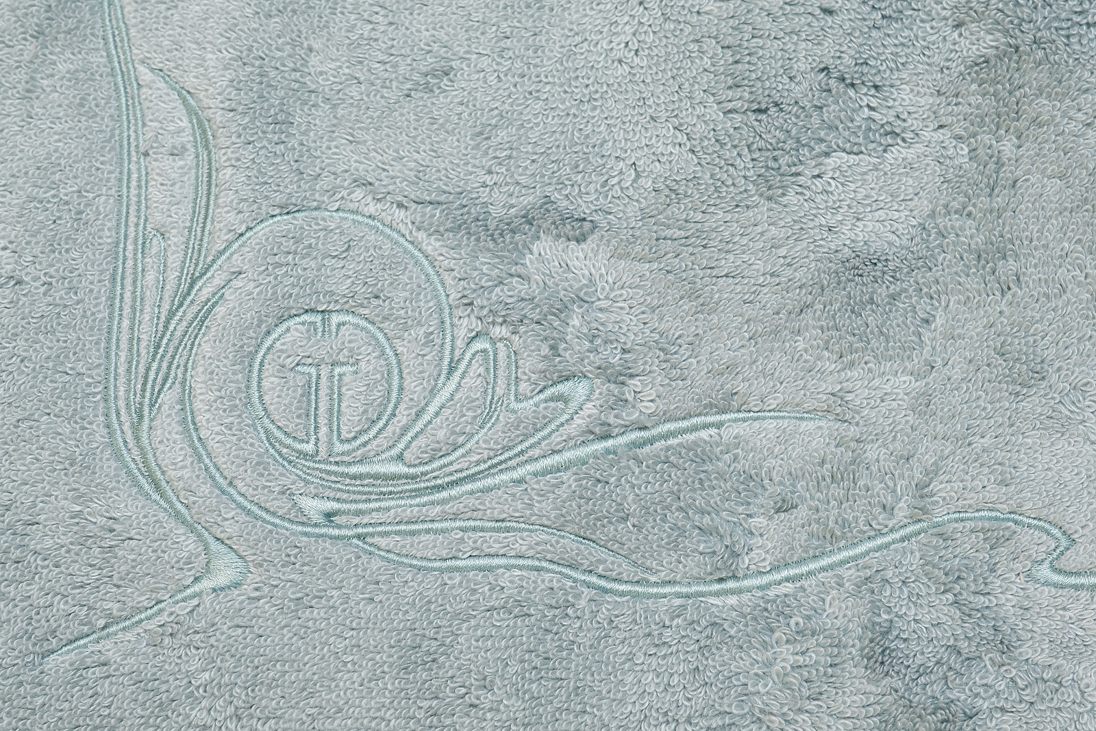 Полотенце «Лирика» 50*90 бирюзовое 3