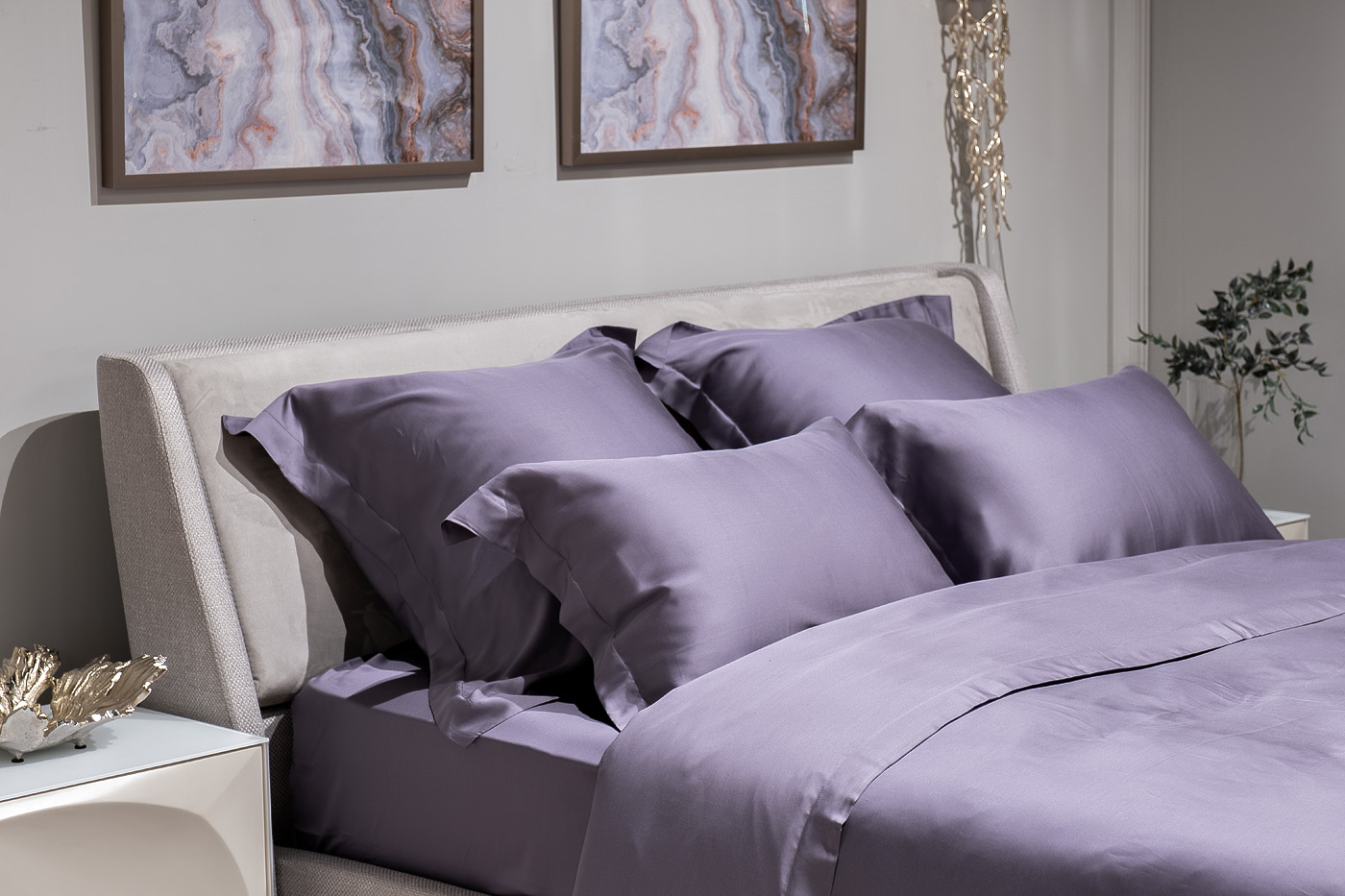Пододеяльник «Сопрано» 145х210см сиреневый 2