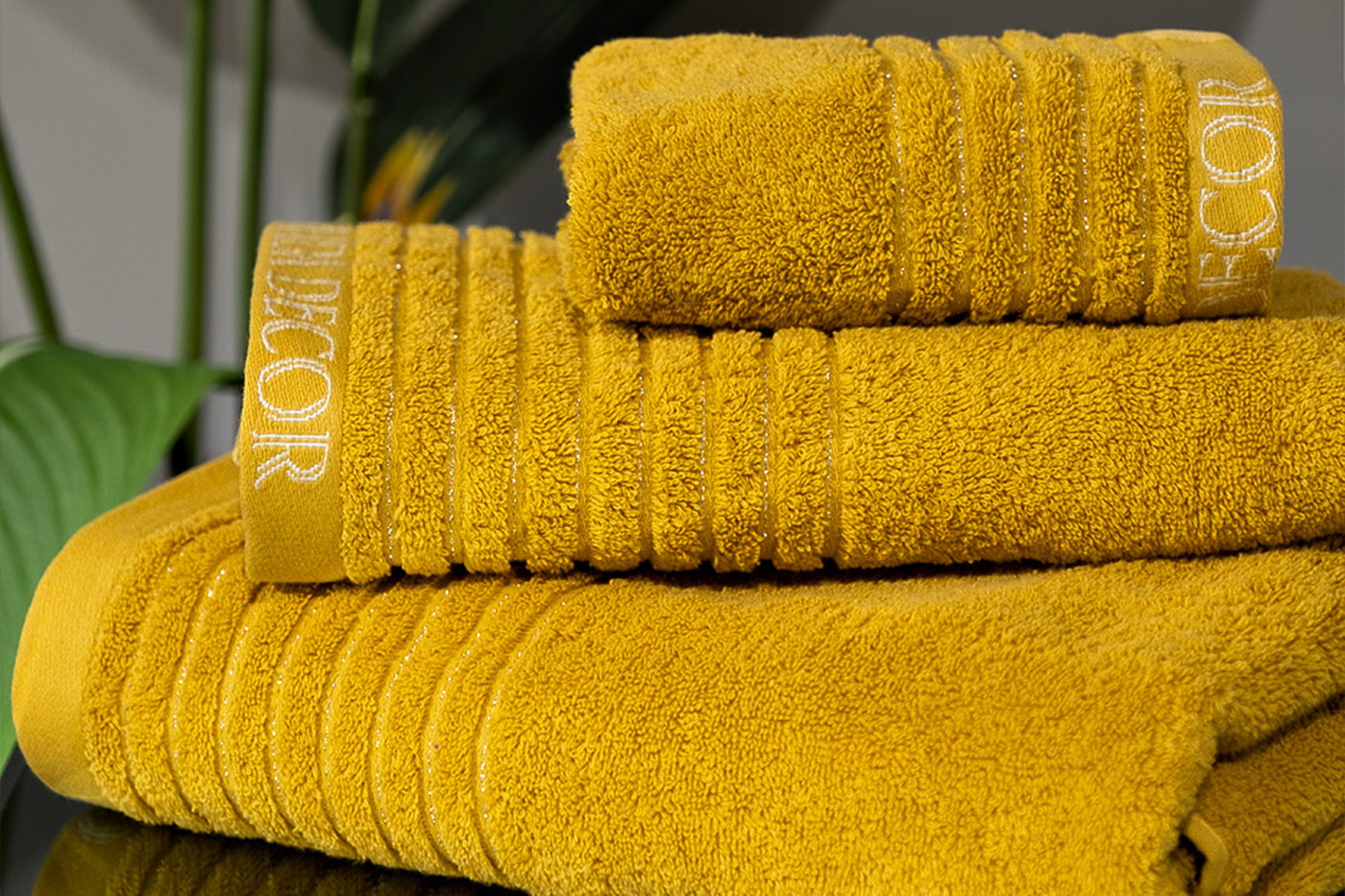 Полотенце «Стелла» 30*50 горчичное 5