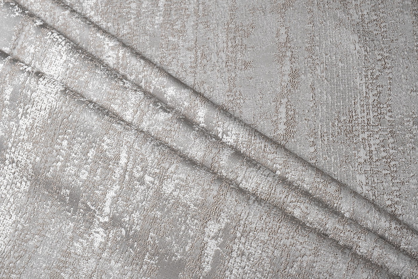 Ткань портьерная Амбиция (Ambition) серая 2