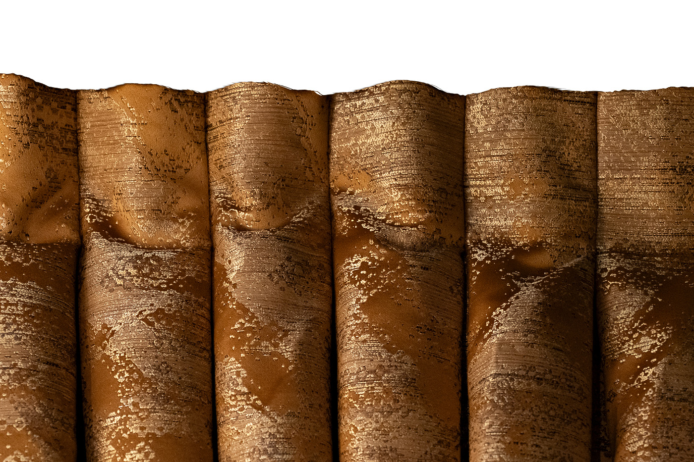 Портьера Bromley 275х260см оранжевая 6