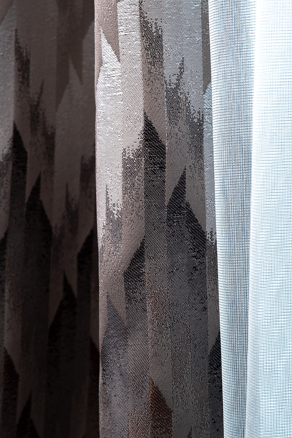 Портьера Каскад (Cascada) 275х260см серая 4