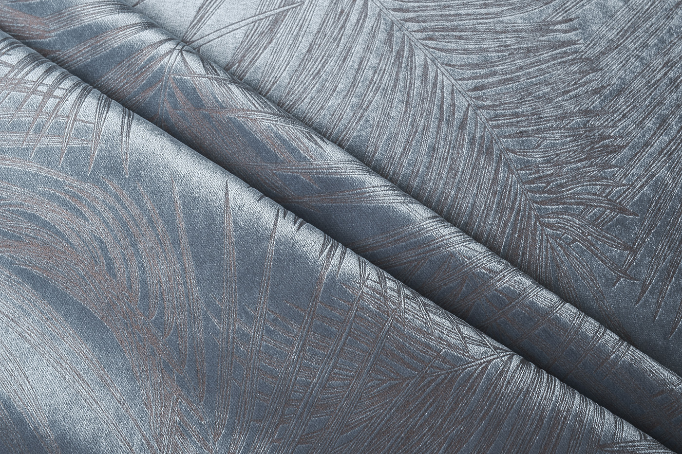 Ткань портьерная/мебельная ВАЛЬДЕС (VALDES) 110 голубая 3