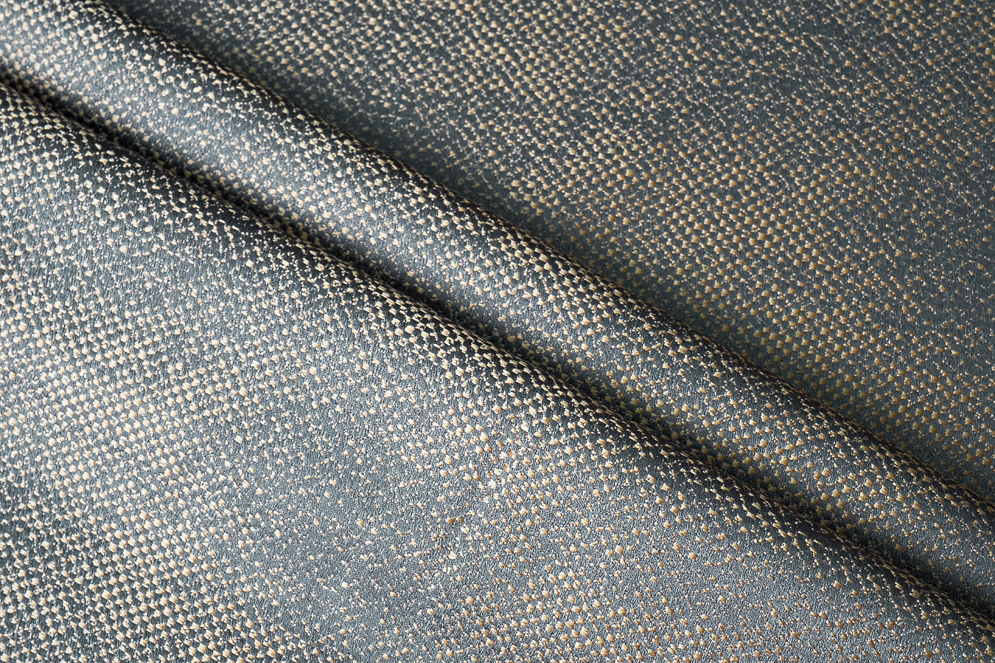 Ткань портьерная ФИДЖИ (FIJI) бирюзовая 3