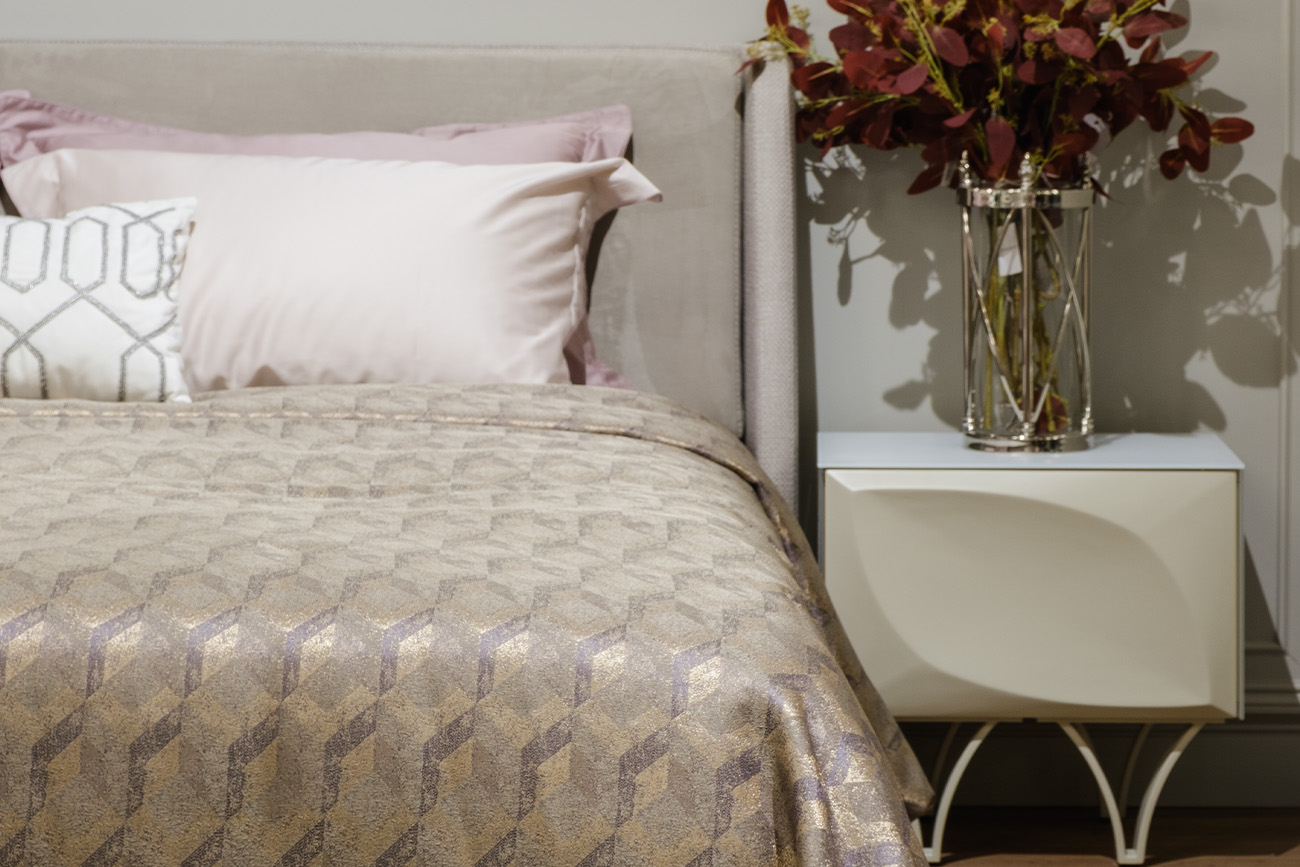 Покрывало МОДЕНА (MODENA) 260х260см золотое 2