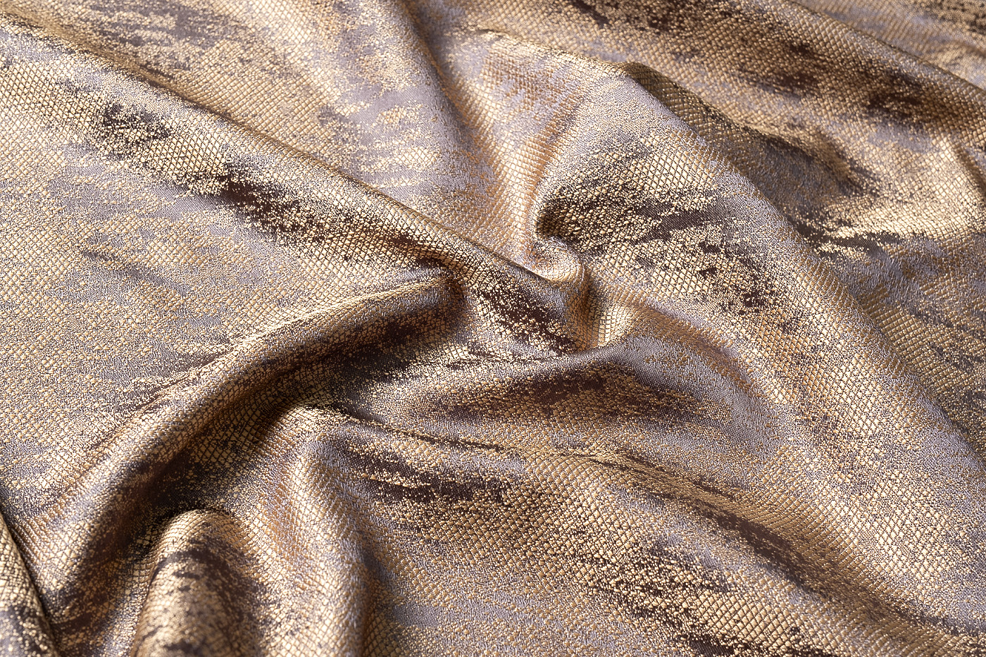 Портьера Хьюстон (HOUSTON) 275х260см золото-серая 4