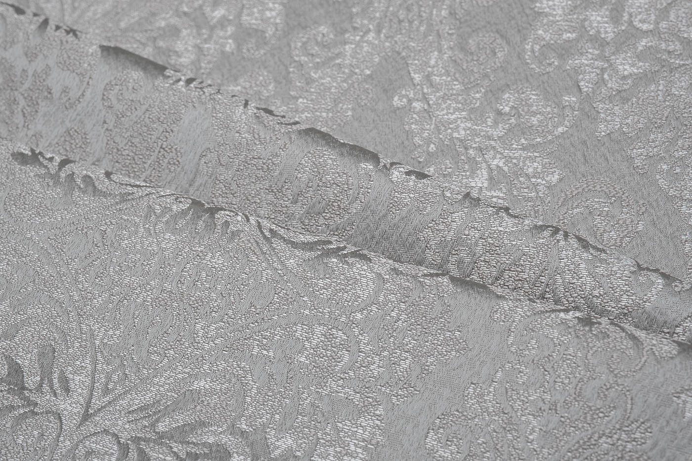 Ткань портьерная Эмоция серая (Emotion ser) 2