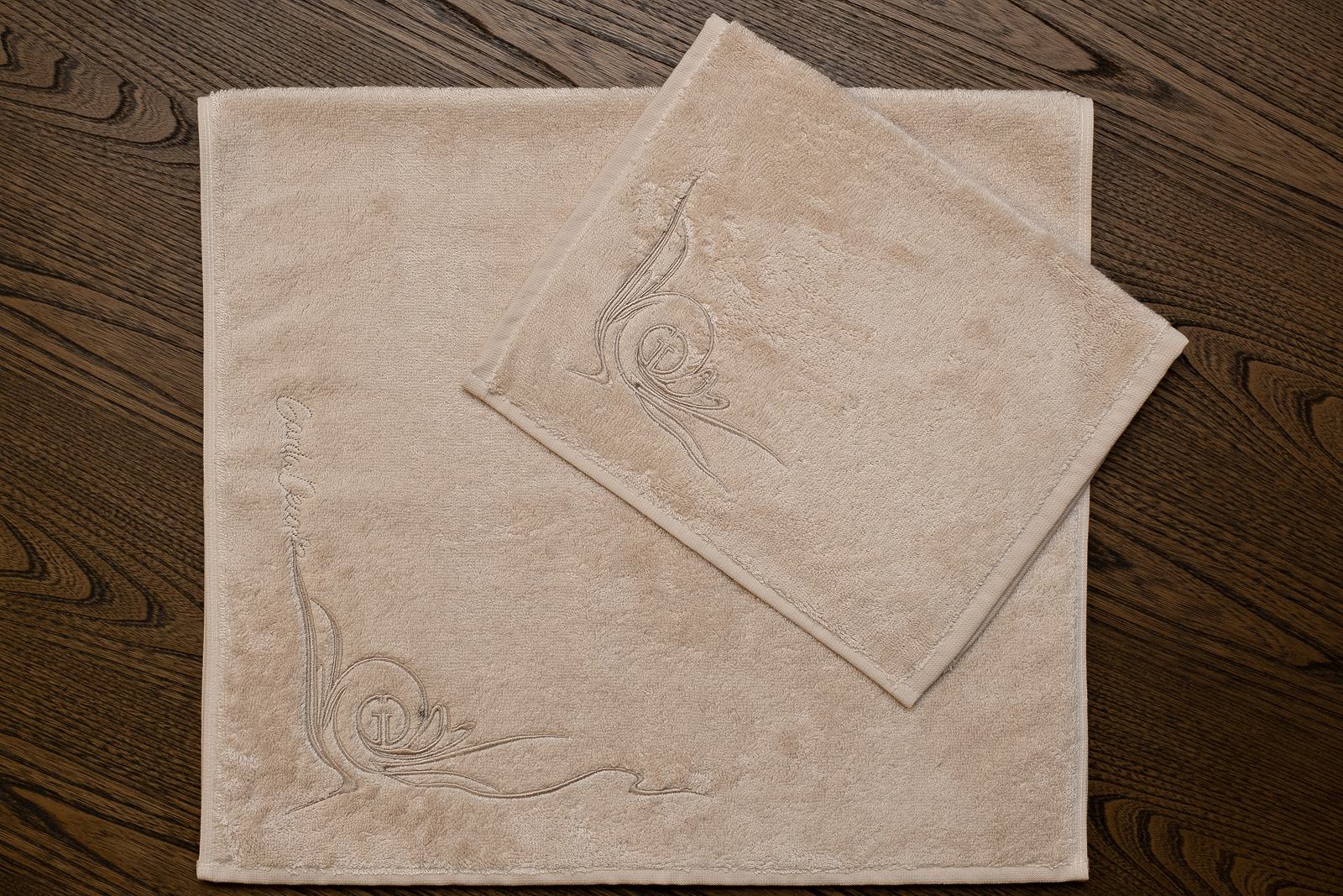 Полотенце «Лирика» 50*90 кофейное 5