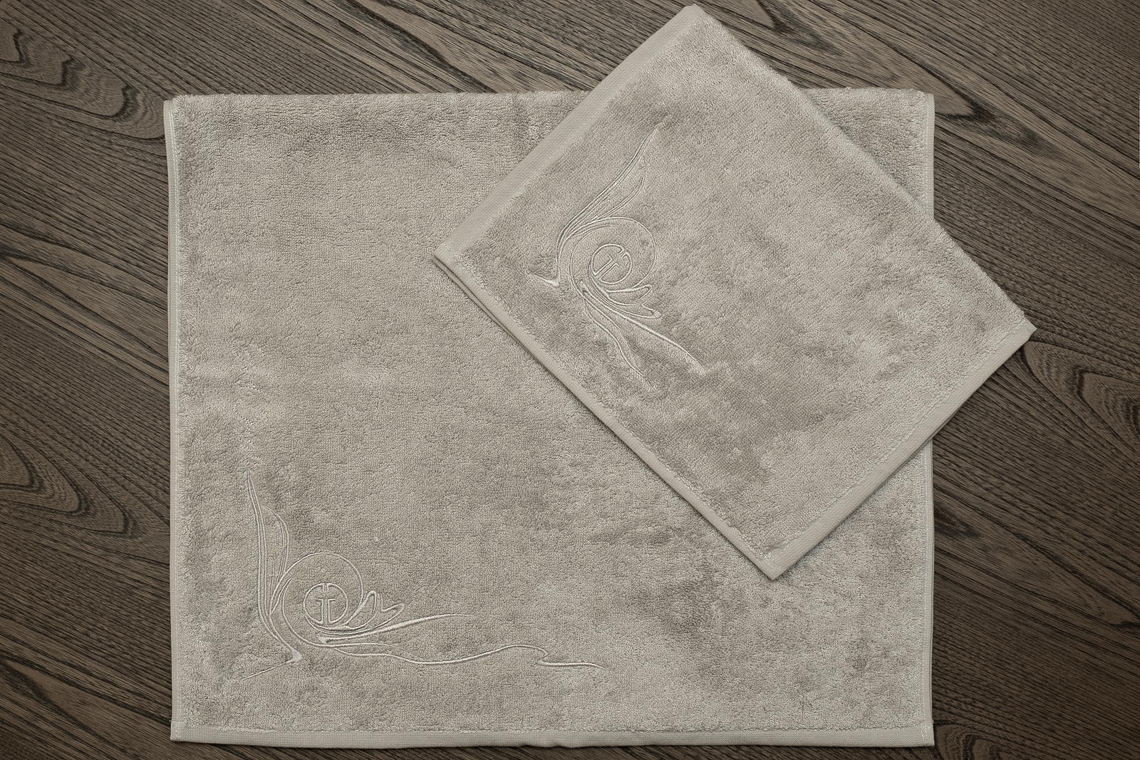 Полотенце «Лирика» 30*50 бежевое 5