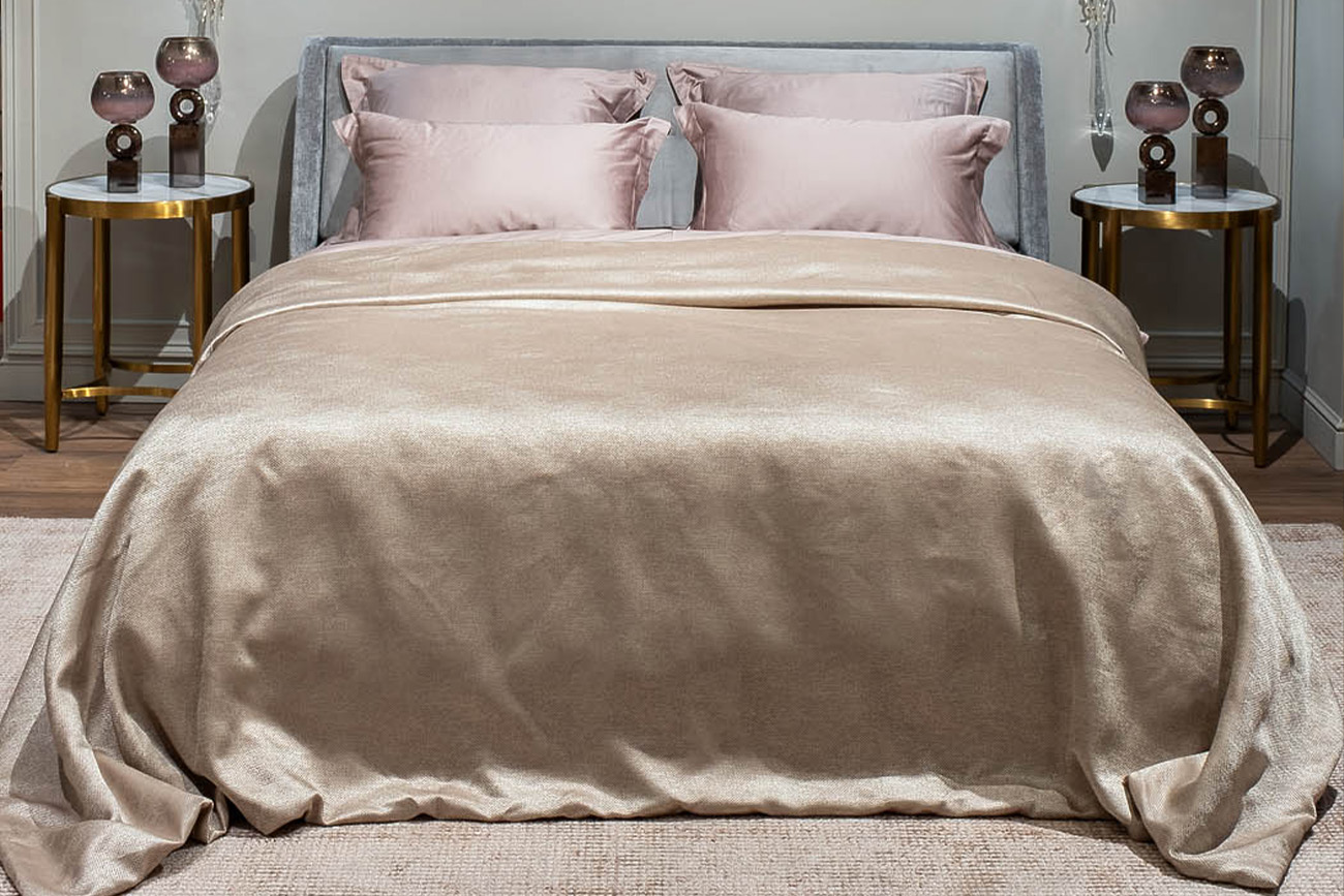 Покрывало Фиджи (Fiji) 260х260см бежевое 1