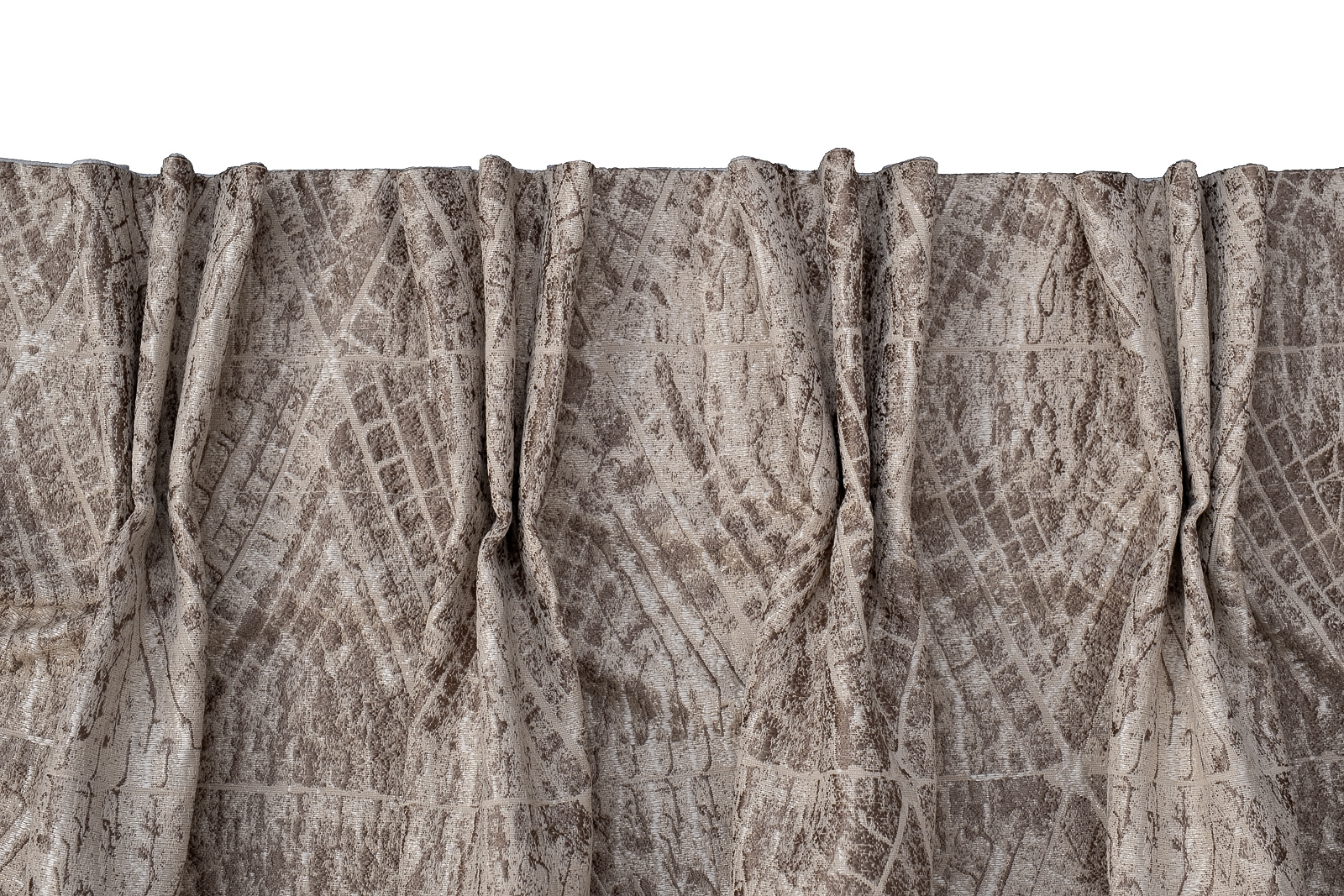 Портьера Змейка (Serpente) 275х260см золотая 5