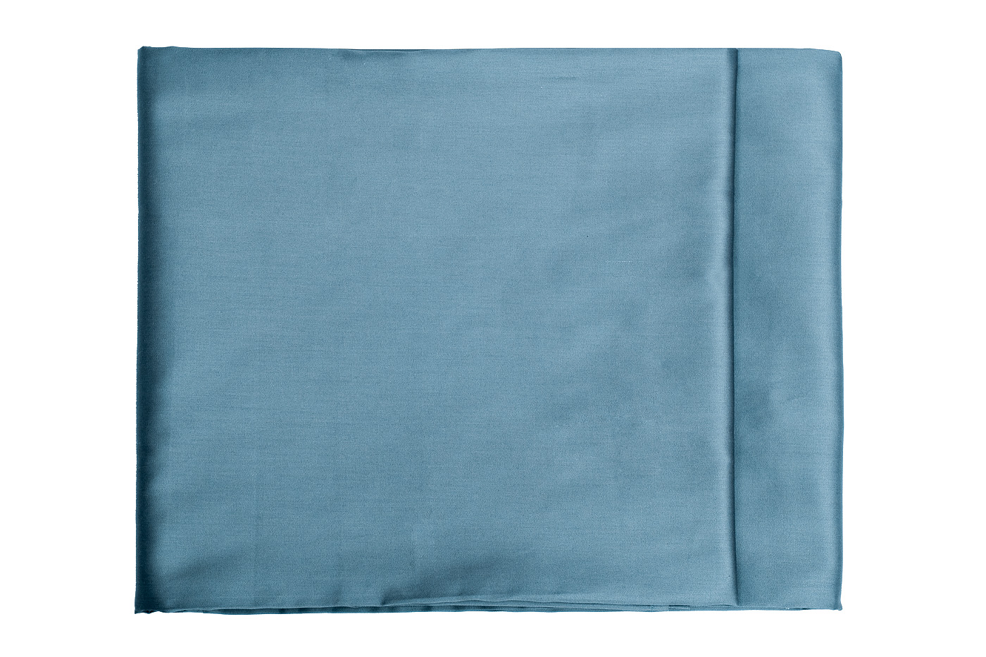 Простыня сатиновая на резинке 160х200х30см зеленая 2