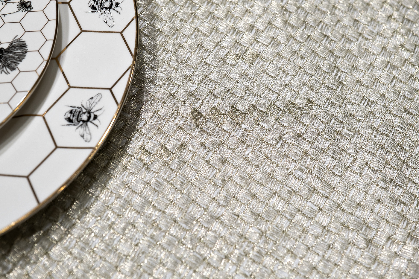 Текстильная подставка «Брасс» бежевая 3