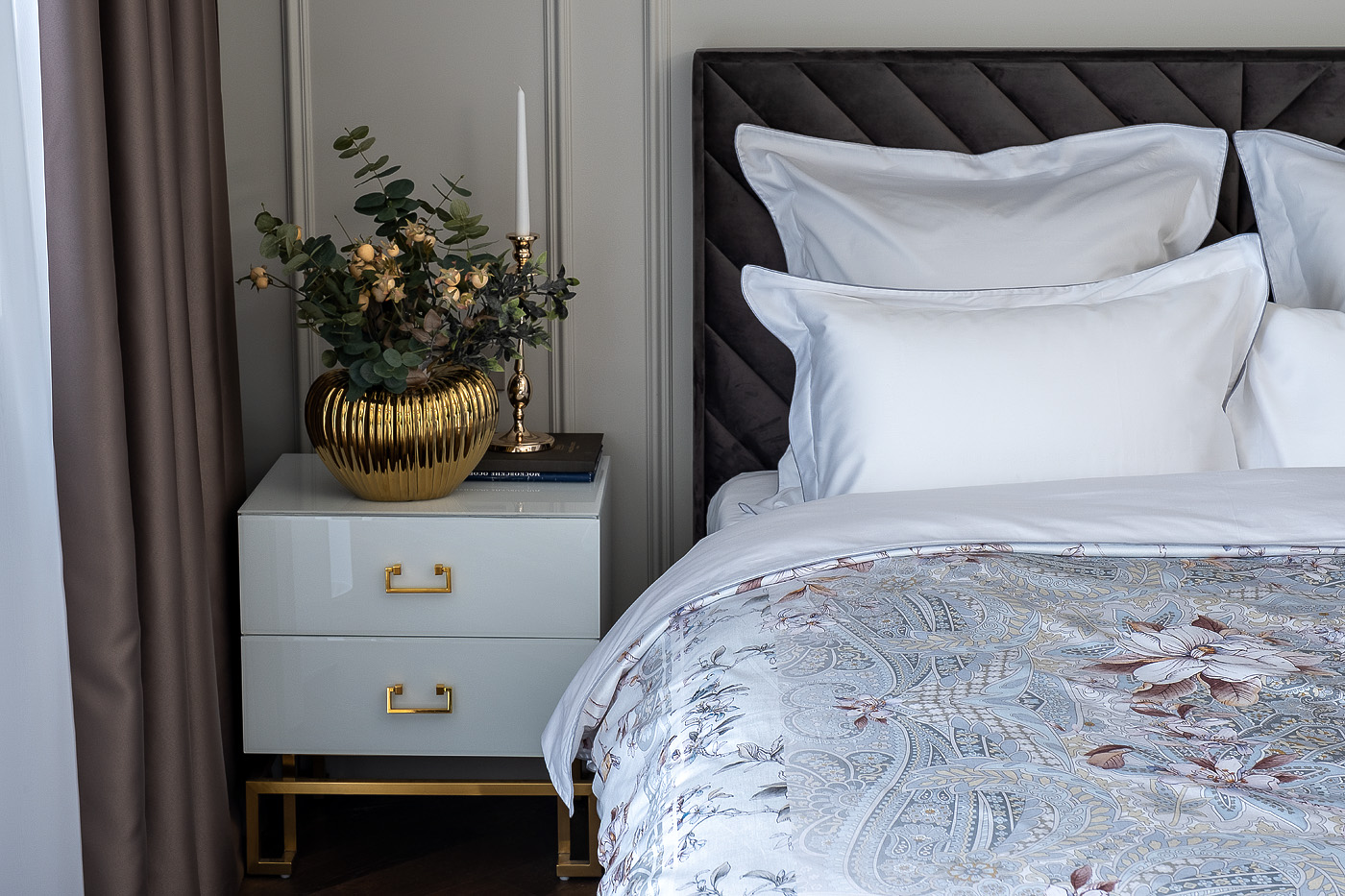 Комплект из 2х наволочек сатиновых 70х70см белый 2