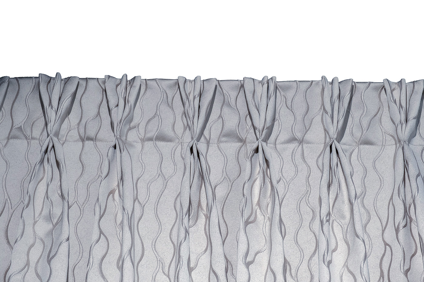 Портьера Ажур (Mesh) 275х260см голубая 4