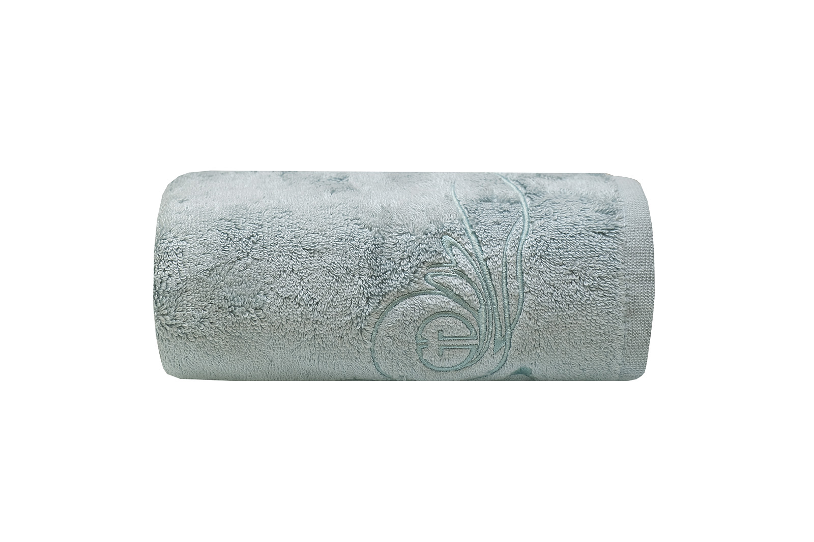 Полотенце «Лирика» 50*90 бирюзовое 2