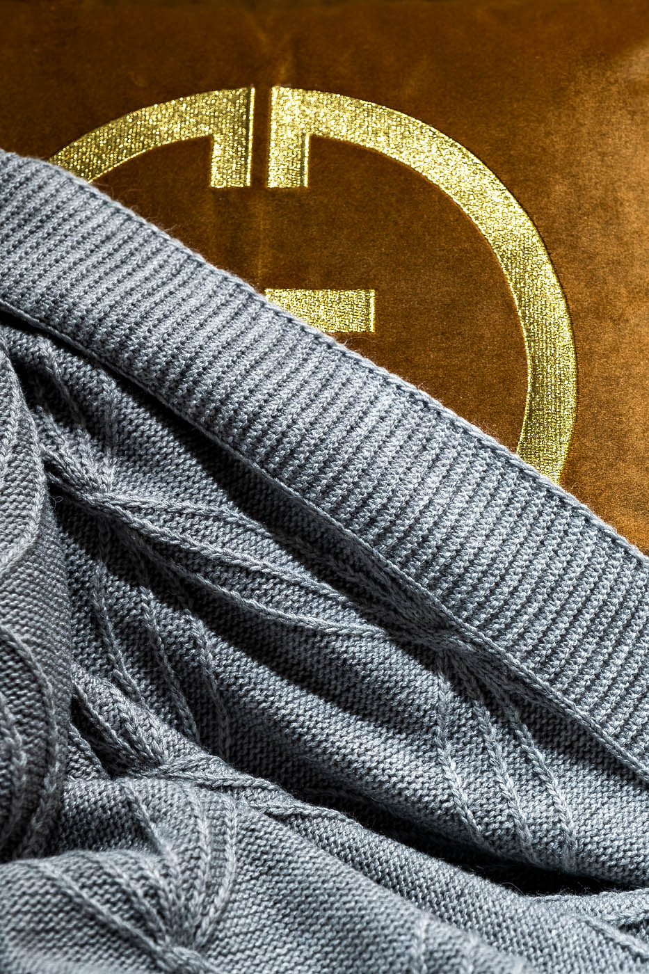 Плед «Аура» серый 5