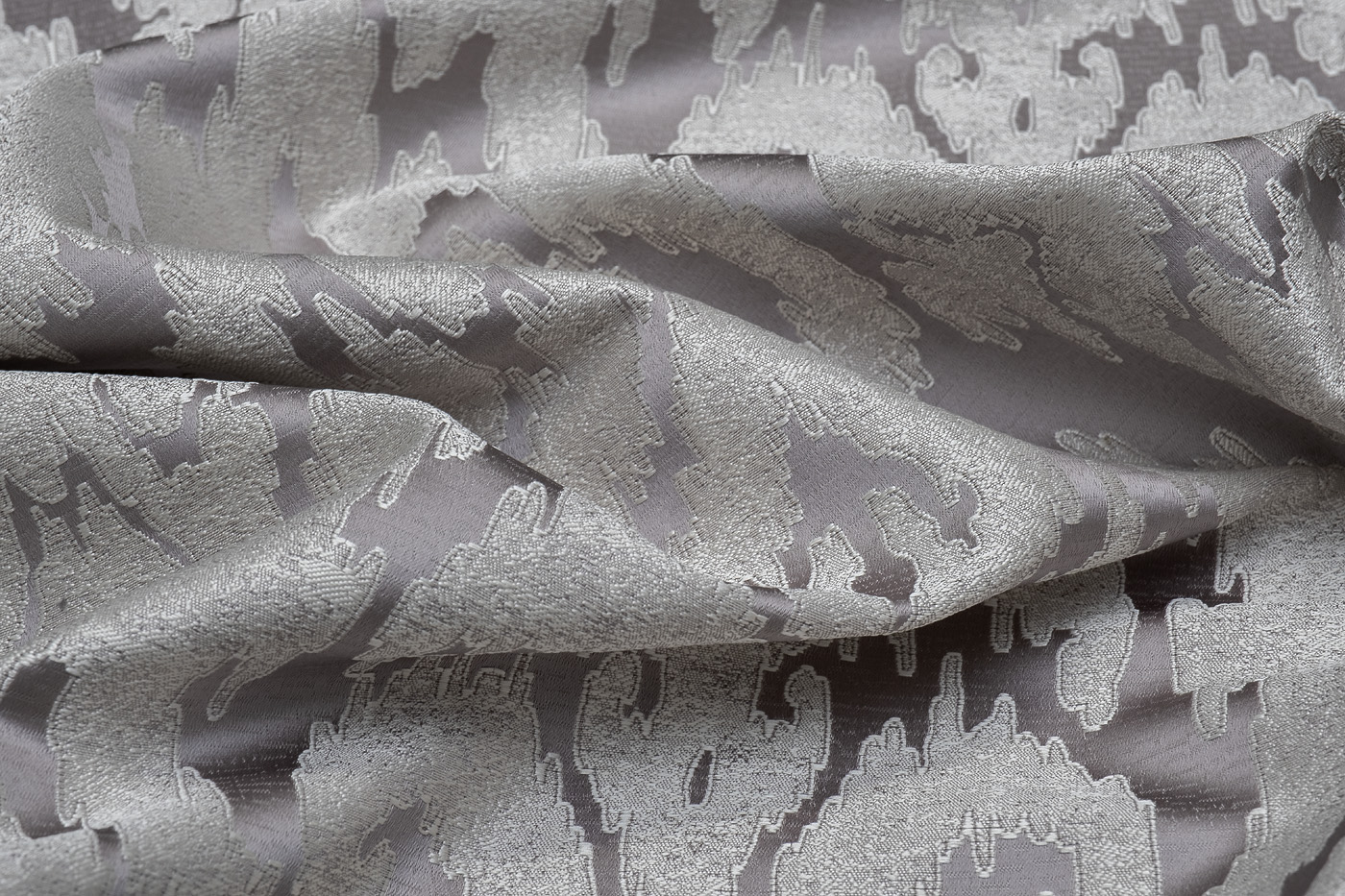 Ткань портьерная Восток серая (Orient ser) 4