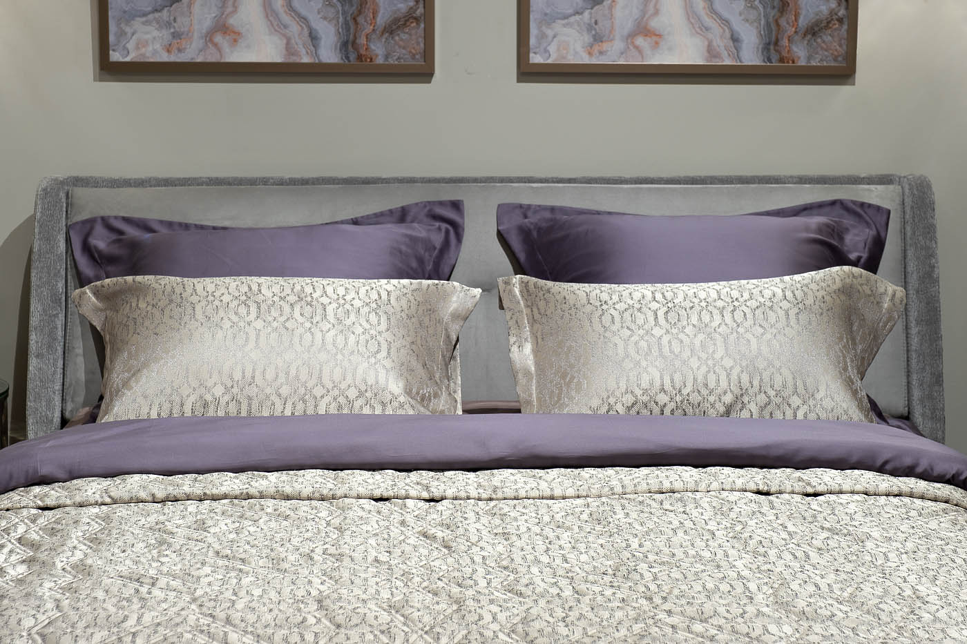 Комплект из 2х декоративных наволочек Хьюстон (Houston) 50х70см серый 3