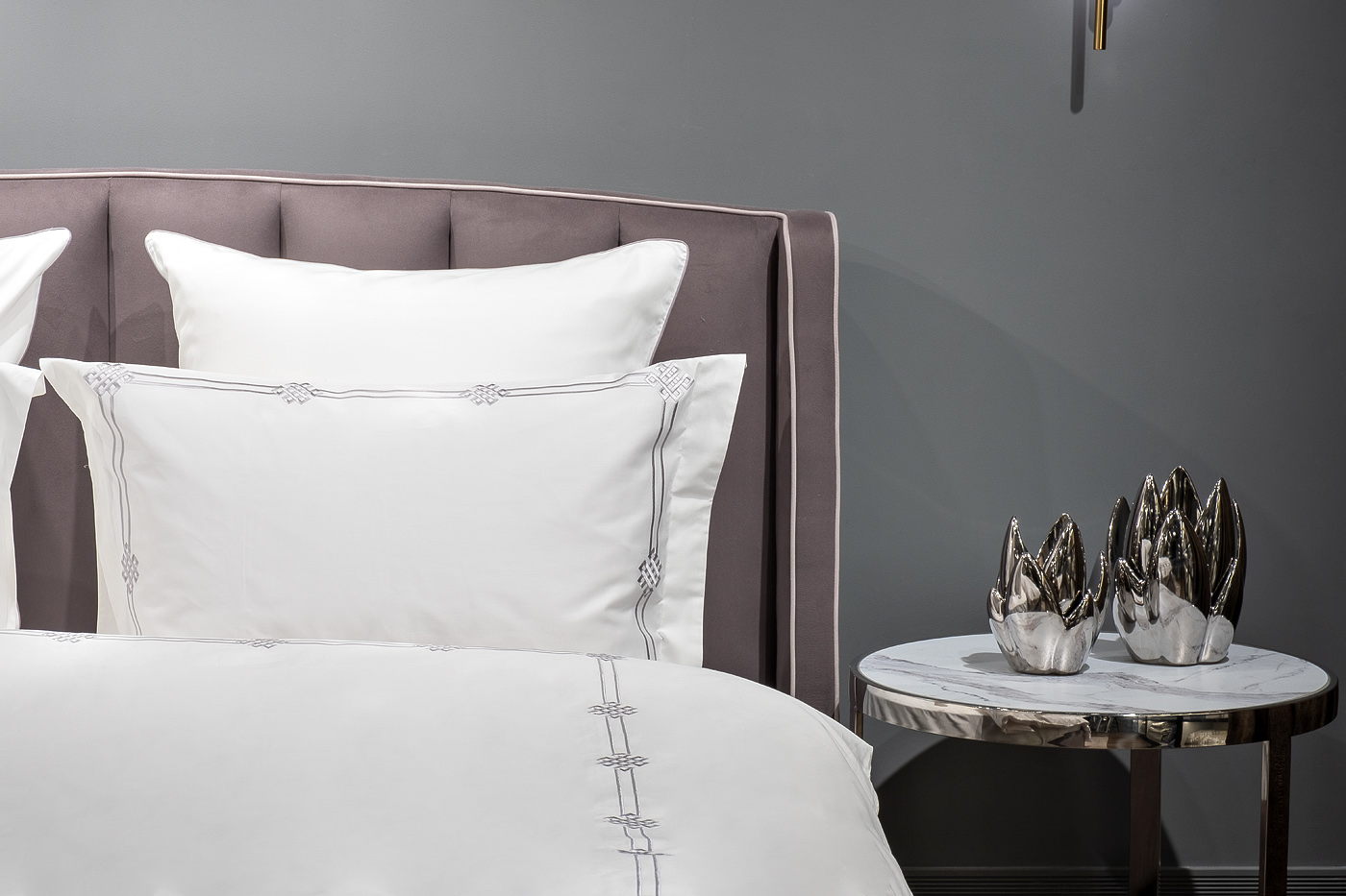 Комплект постельного белья «Арктик» с вышивкой евро 220х200см 4