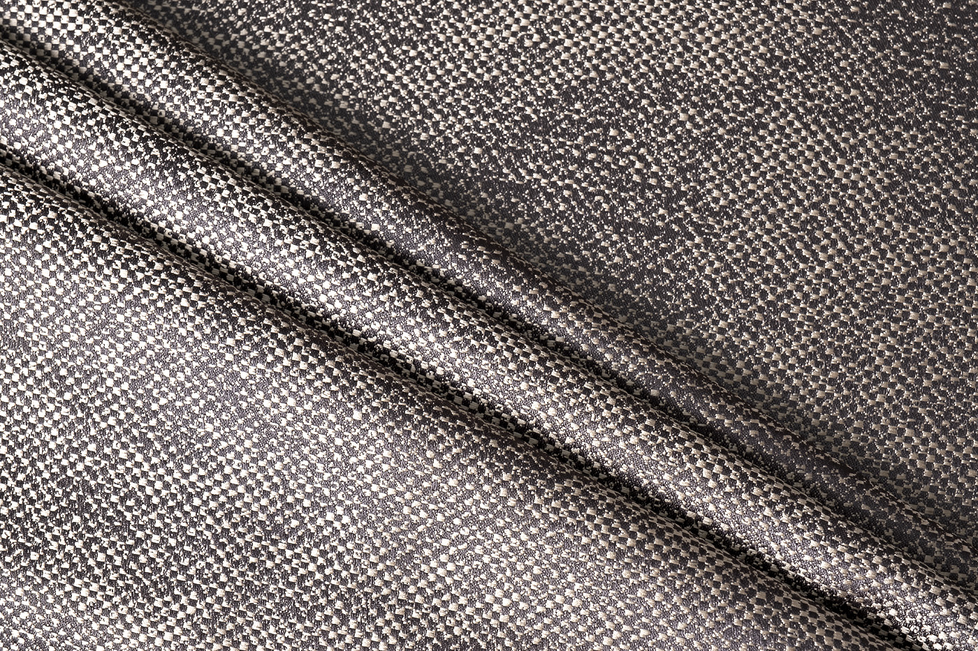 Ткань портьерная ФИДЖИ (FIJI) шоколадная 2