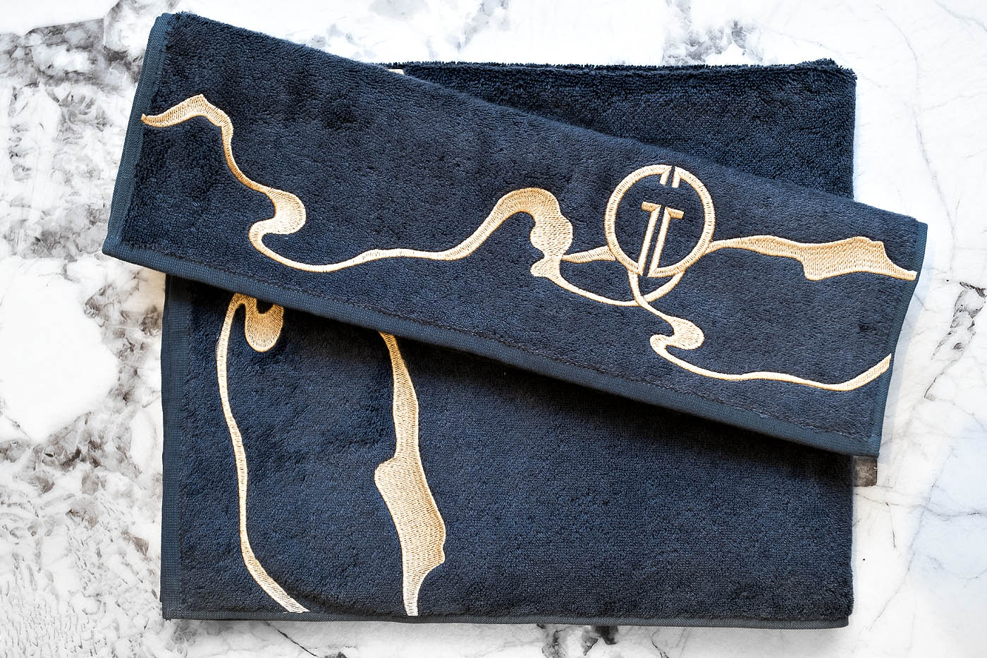 Полотенце «Мелодия» 70*140 графит 1