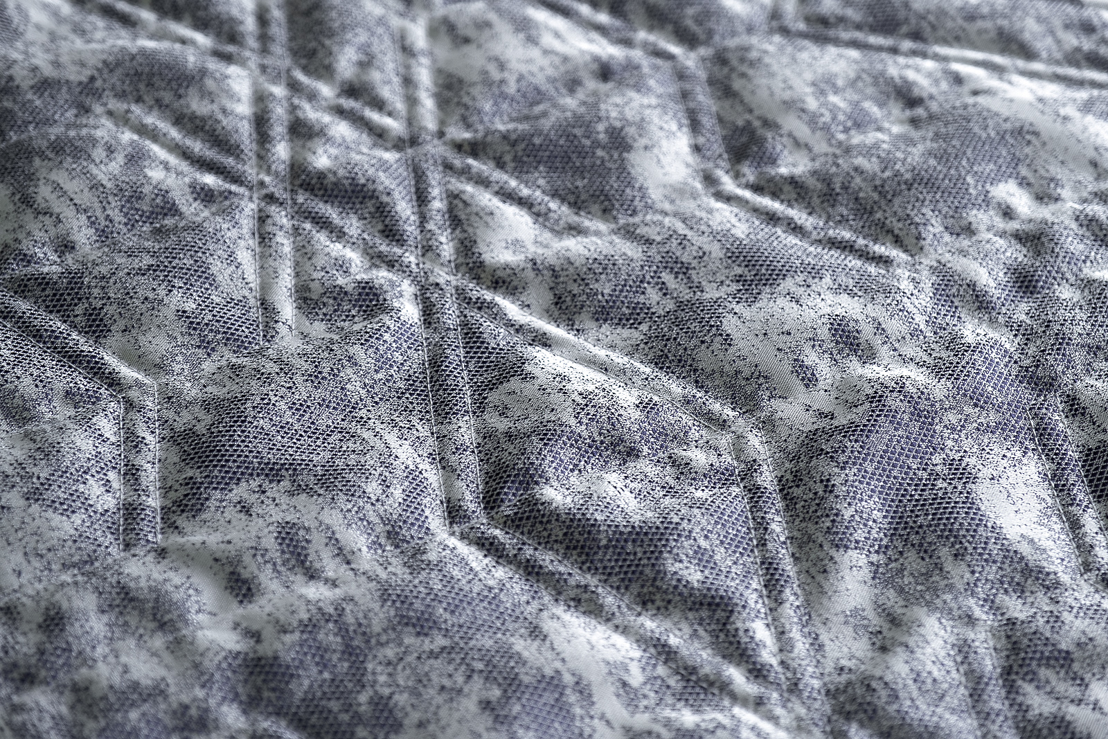 Покрывало HOUSTON 260х260см серое со стежкой 2