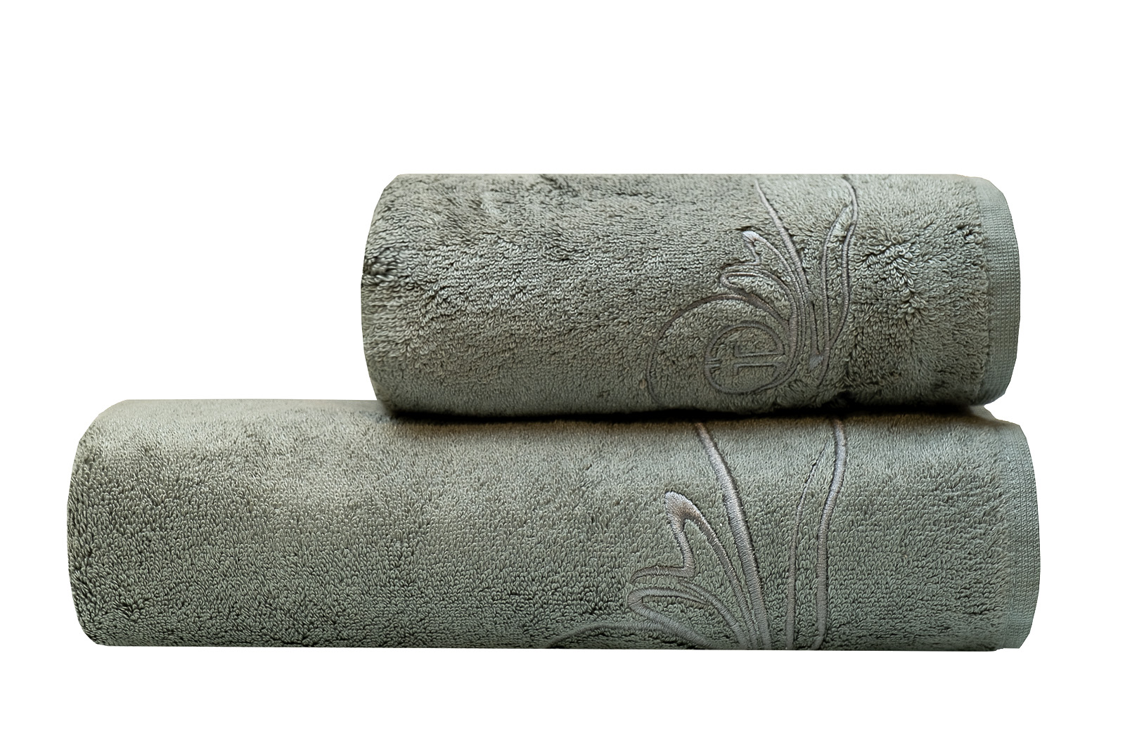 Полотенце «Лирика» 70*140 зеленое 1