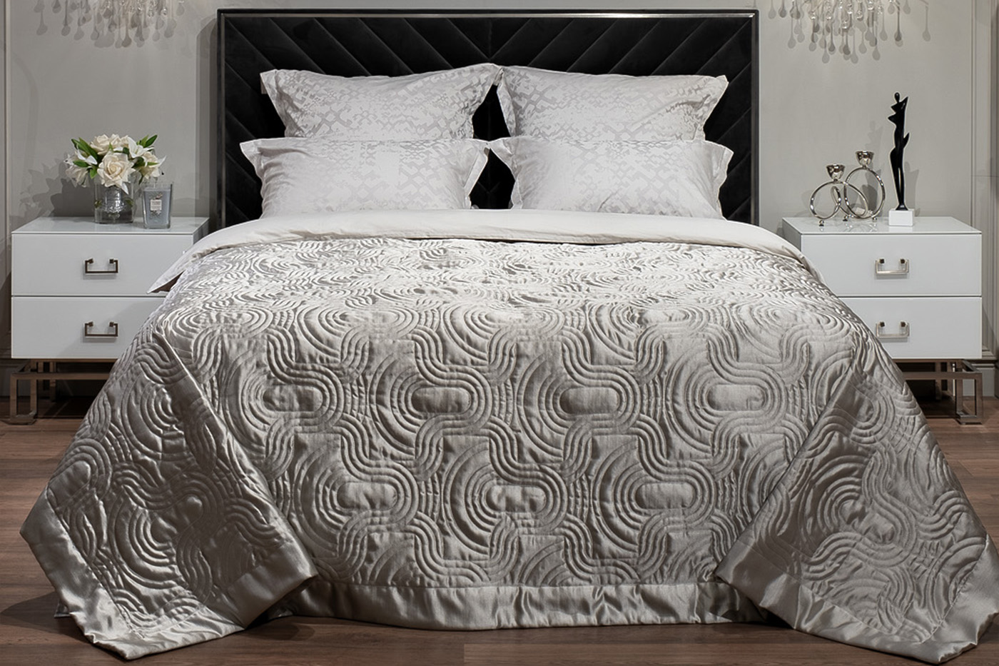 Покрывало Эйфория (Euphoria) Пикколо 260х260см со стежкой 1