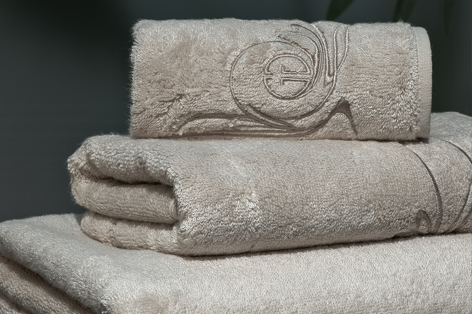 Полотенце «Лирика» 30*50 бежевое 6