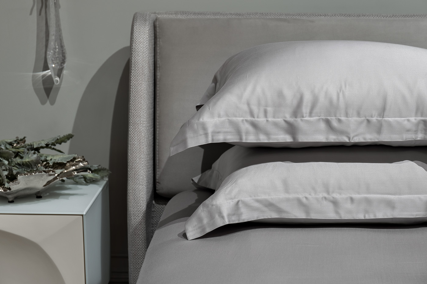 Простыня «Сопрано» 240х250см серая 3