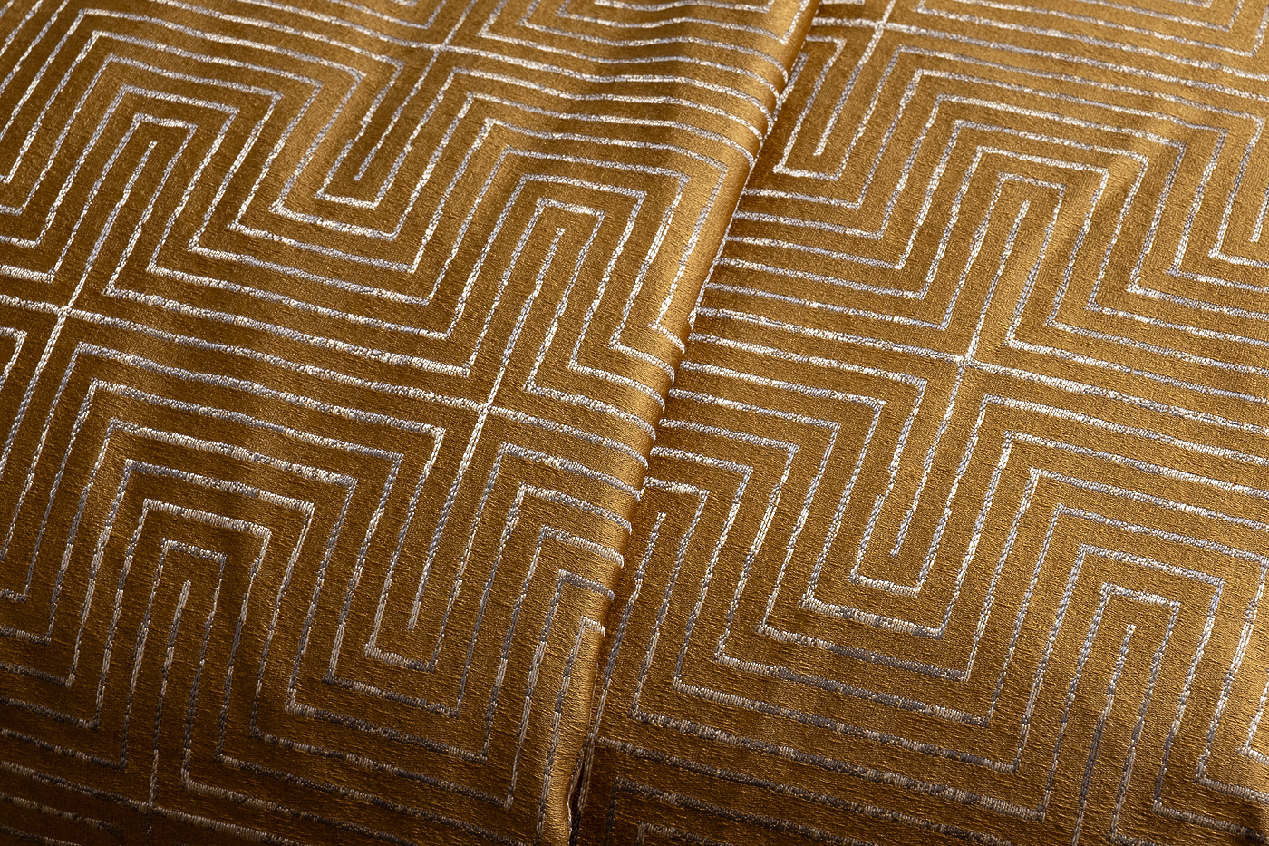 Покрывало Глянец (Gloss) 260х260см горчичное 5