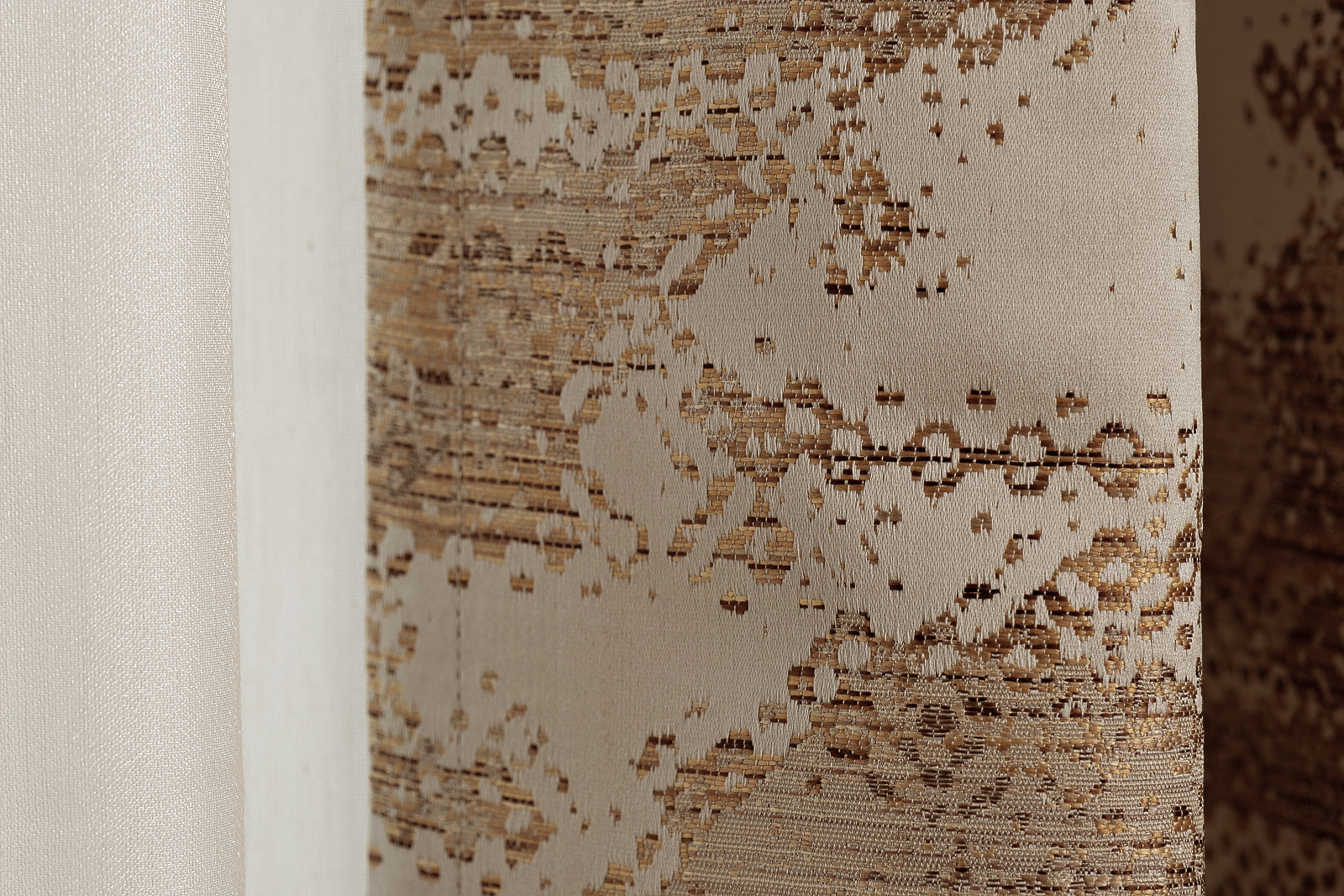 Портьера Бромли (Bromley) 275х260см бежевая 3