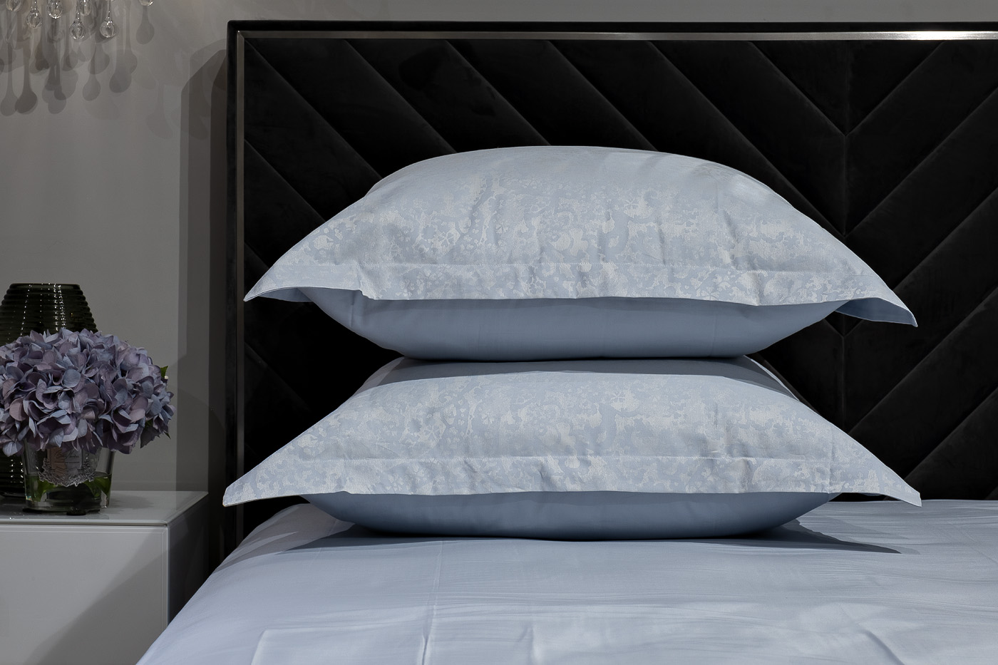 Комплект постельного белья «Илария» голубой 145х210см с наволочками 50х70см 5