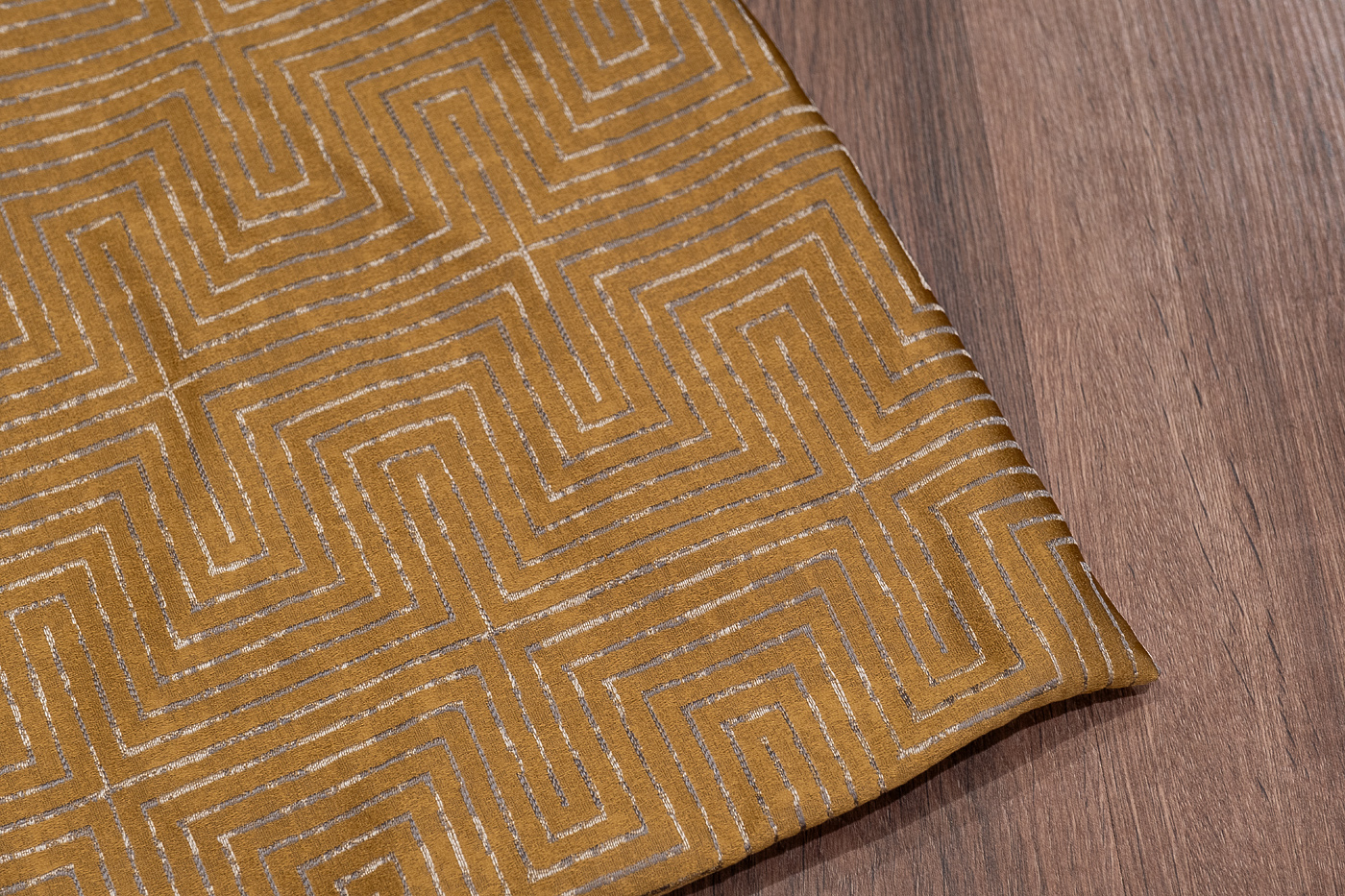 Покрывало Глянец (Gloss) 260х260см горчичное 7