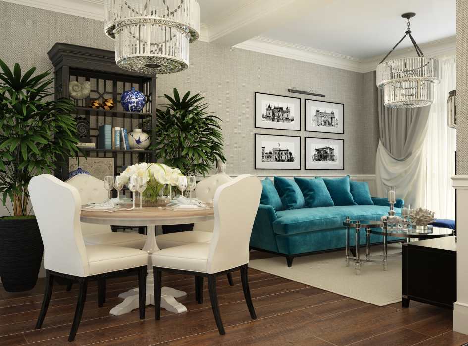 Сочетание серого в интерьере фото 4