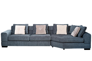 Диван LAZIO трехместный с трапецией правый