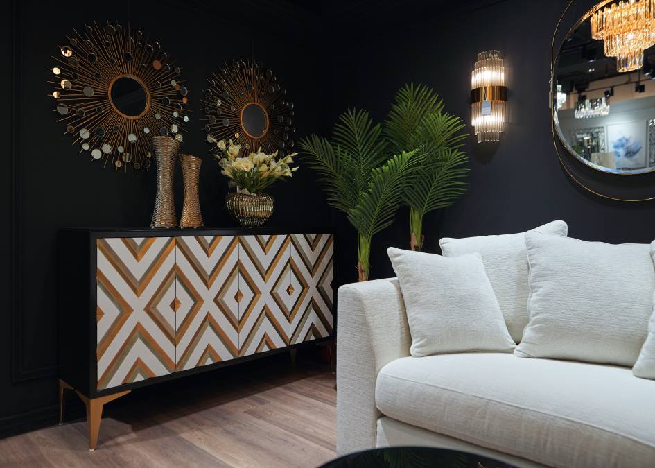 Синий в интерьере