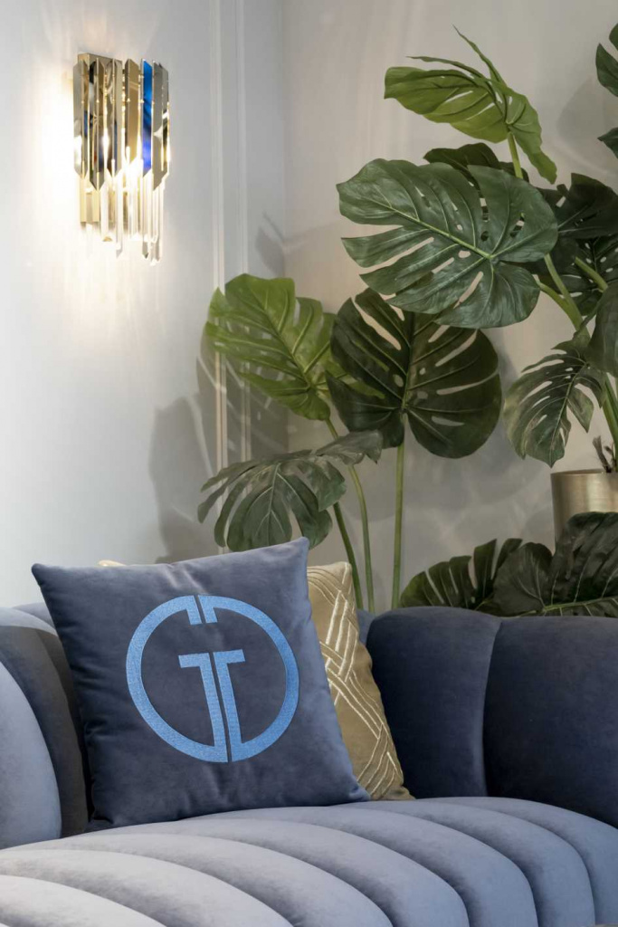 Синий цвет в интерьере 11