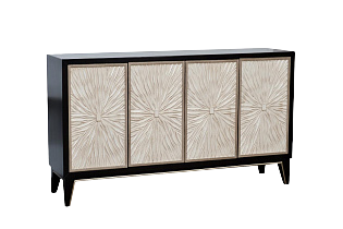 Комод с дверцами на деревянных ножках