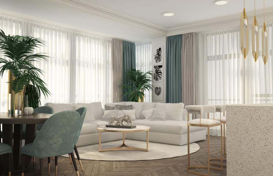 Гостиная комната фото 1